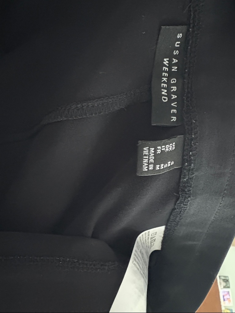 Susan Graver Weekend Pants in Black and Navy BUNDLE - Picture 4 of 4